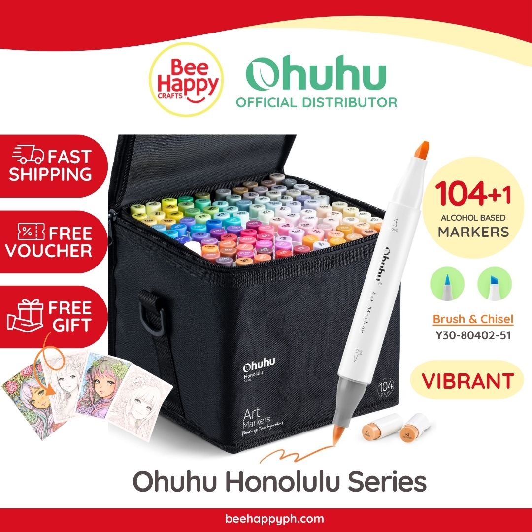 Ohuhu 36 Skin-Tone Colors Fine-and-Chisel Dual Tips Alcohol-Based Art  Markers + 1 Colorless Blender 