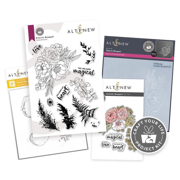 Altenew Craft Your Life Project Kit Eclectic Bouquet