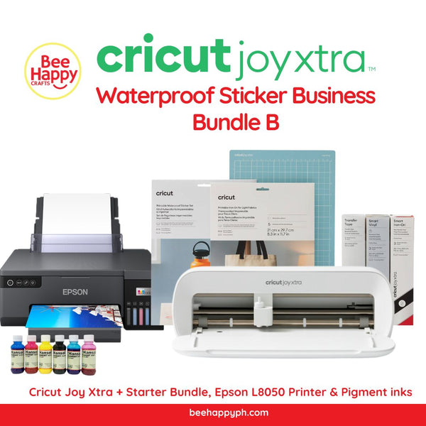 Cricut Joy Xtra Waterproof Sticker Making Business Bundle B