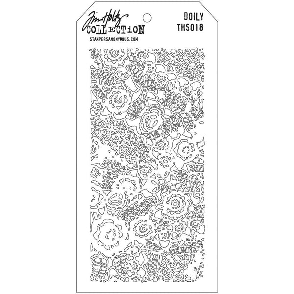 Stampers Anonymous Tim Holtz Doily Layered Stencil Set