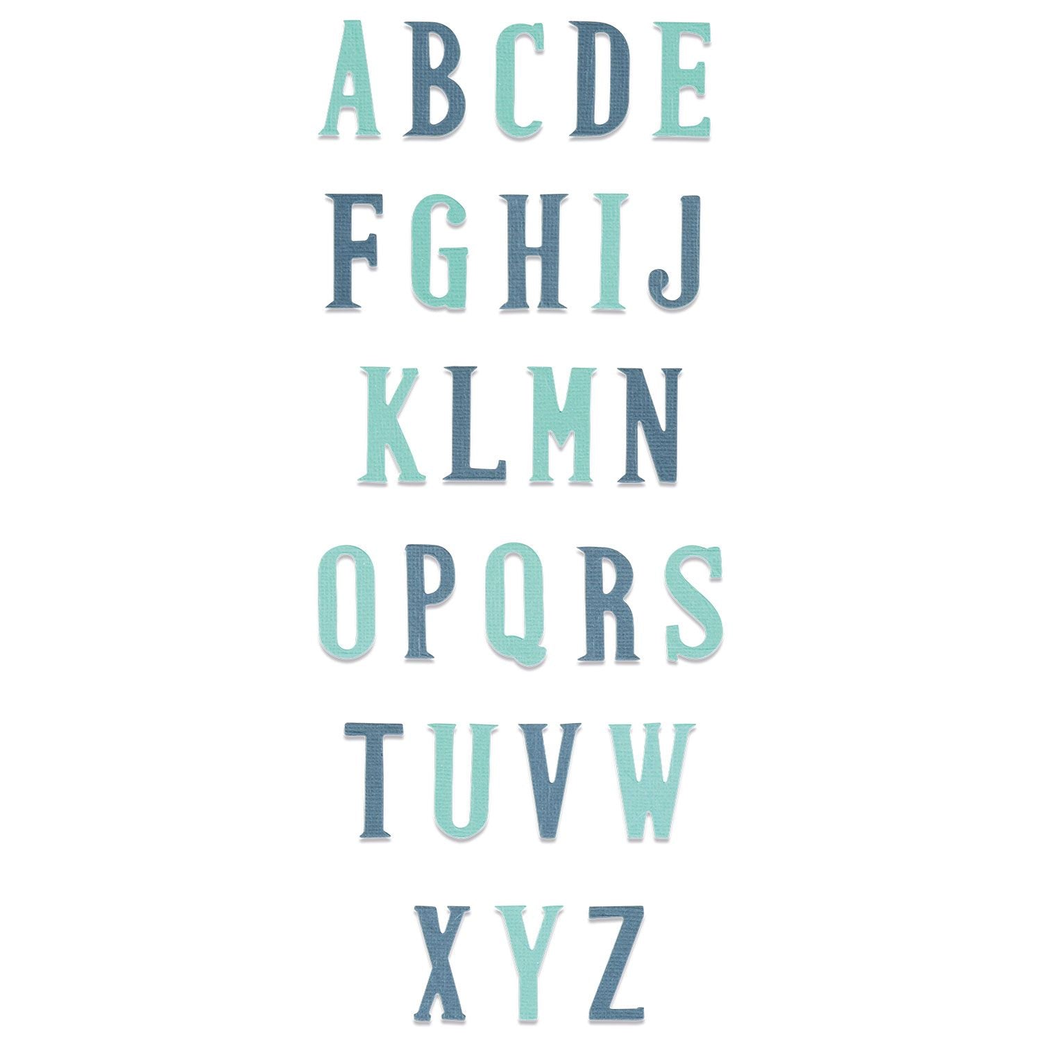 Sizzix Bigz XL Alphabet Die - Nostalgic