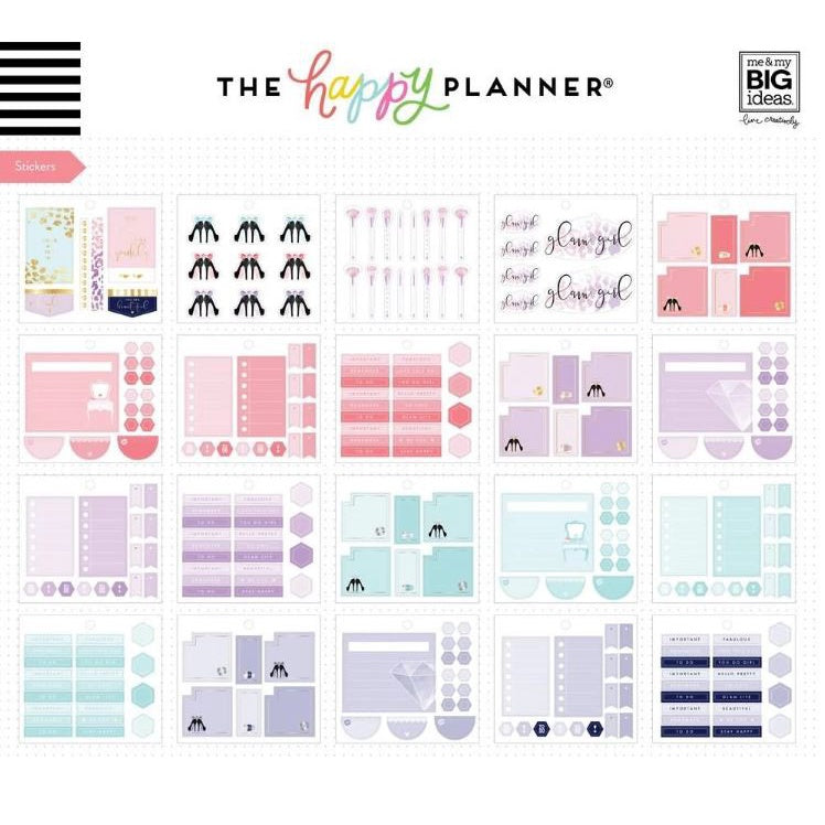 Me and My Big Ideas Glam Girl Multi Accessory Pack - Happy Planner