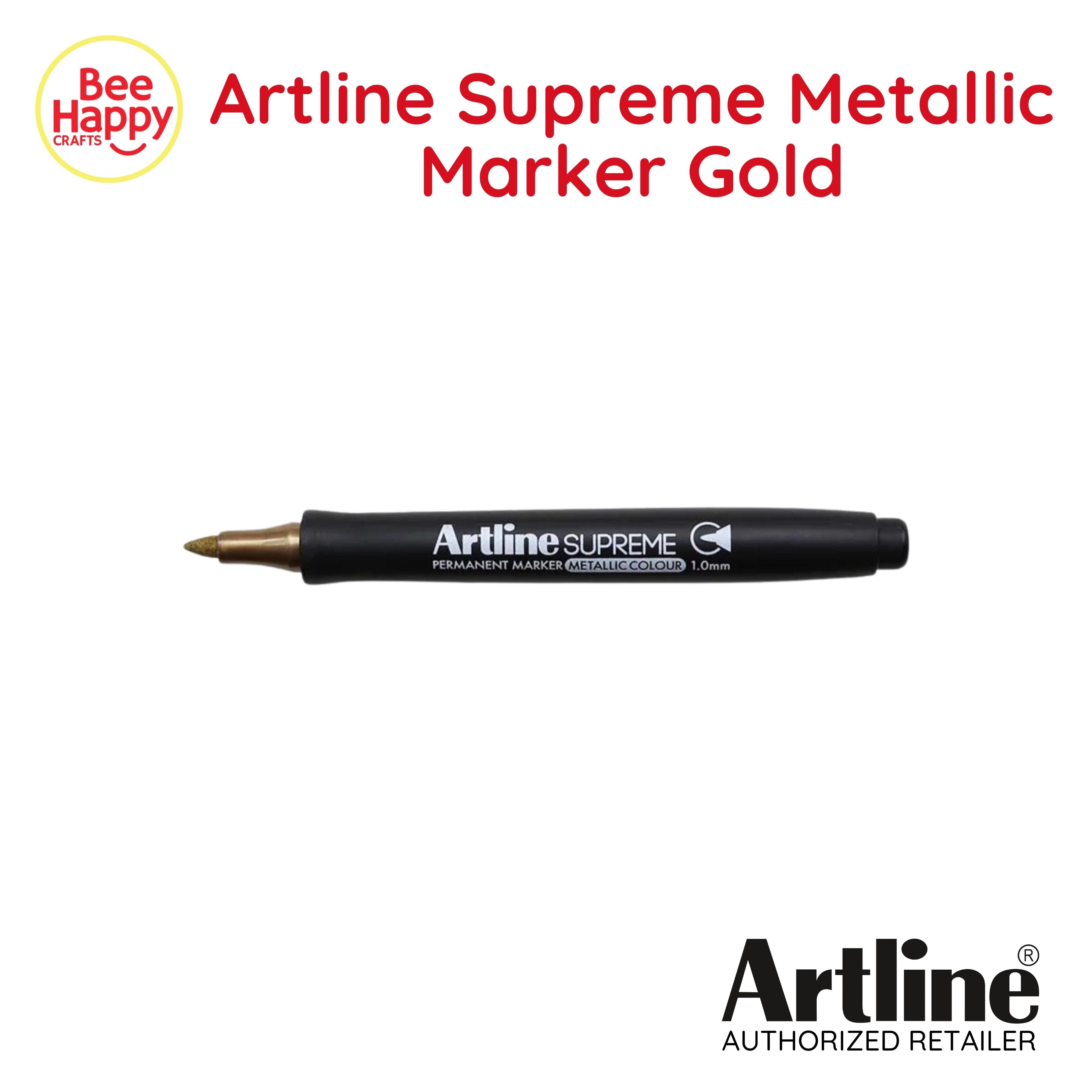 Artline White Permanent Marker 2.3mm (EKS70)