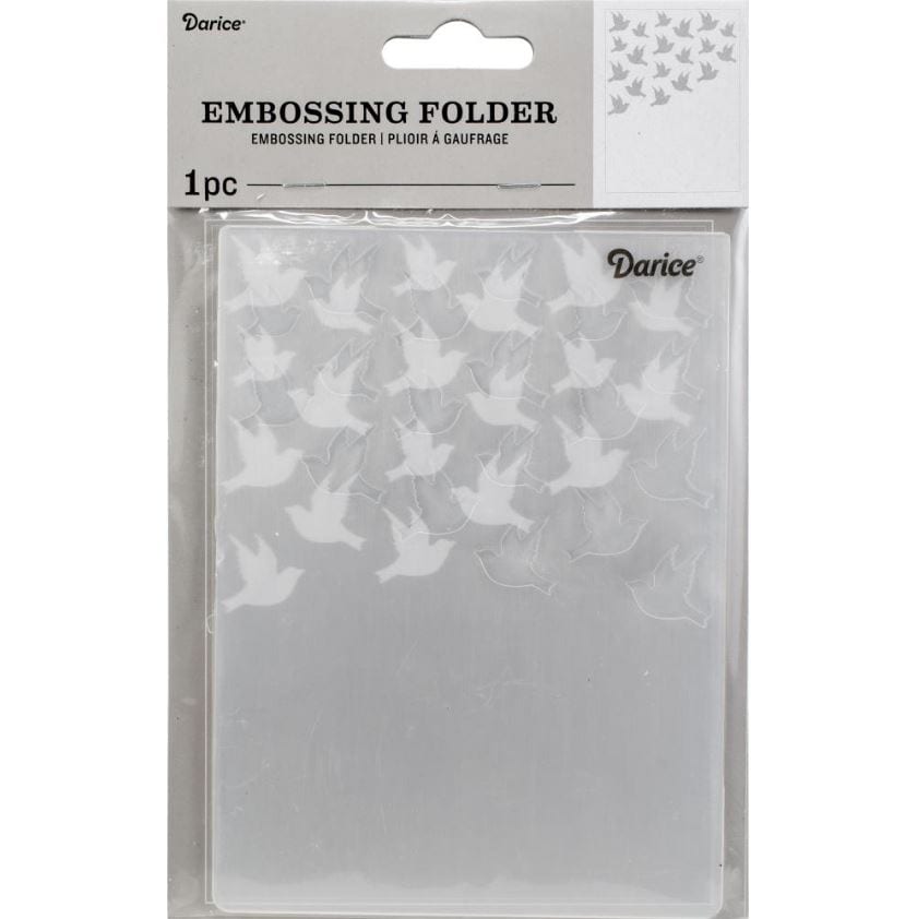 Darice Embossing Folder Cartella per Goffratura Mascherina Cornicetta