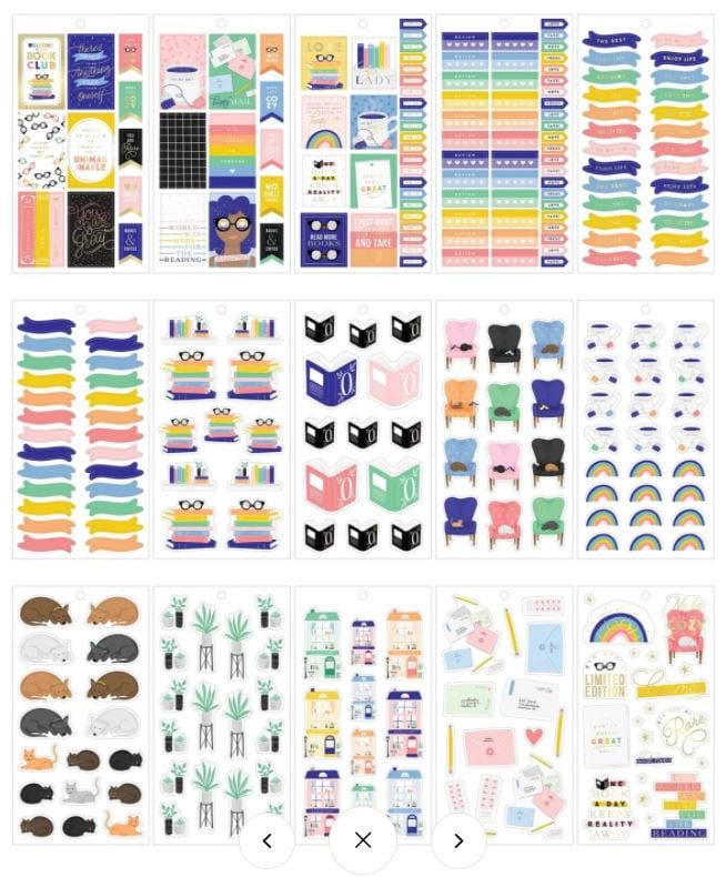 Me and My Big Ideas Bookish Value Pack Stickers Create 365 Happy Planner Stickers 680 Stickers