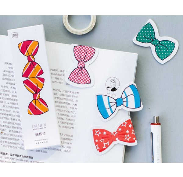 Mo Card Colorful Bows Bookmarks (30pcs)