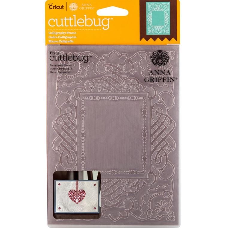Cuttlebug Calligraphy Frame Embossing Folder