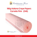 Cartotecnica Rossi Crepe Papers 180g (Purple & Pink Shades) Full Roll Premium Italian Crepe Papers