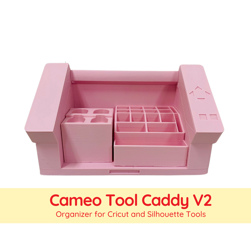 Tool Caddy Organizer for Cricut and Silhouette Tools - Cameo Version