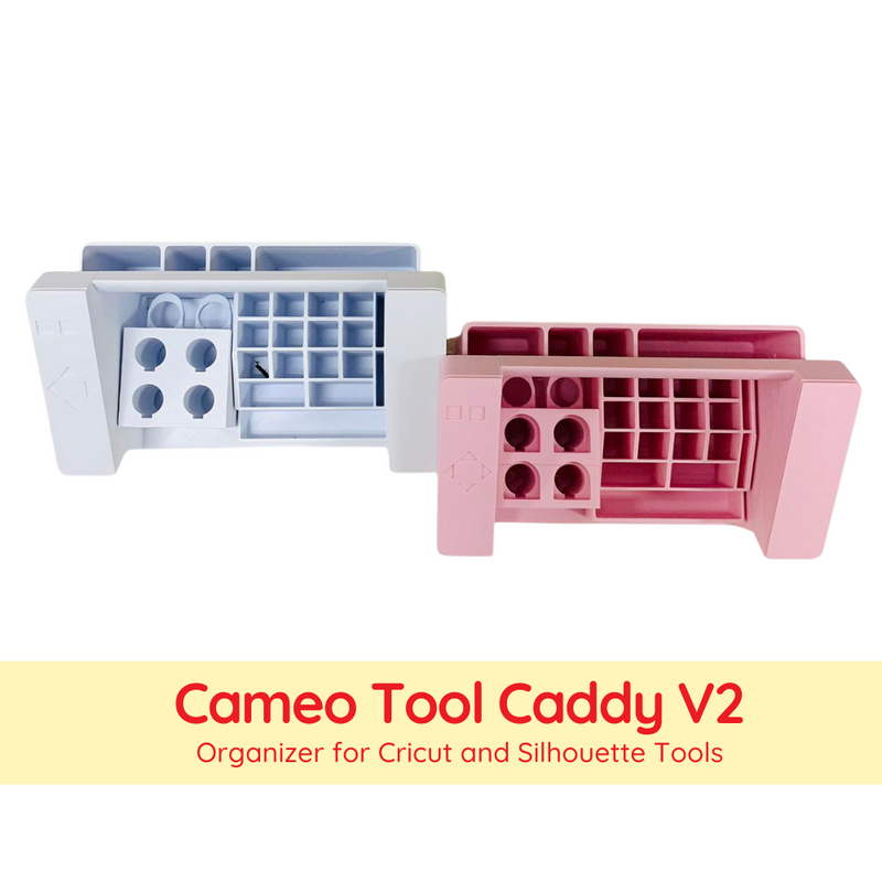 Tool Caddy Organizer for Cricut and Silhouette Tools - Cameo Version