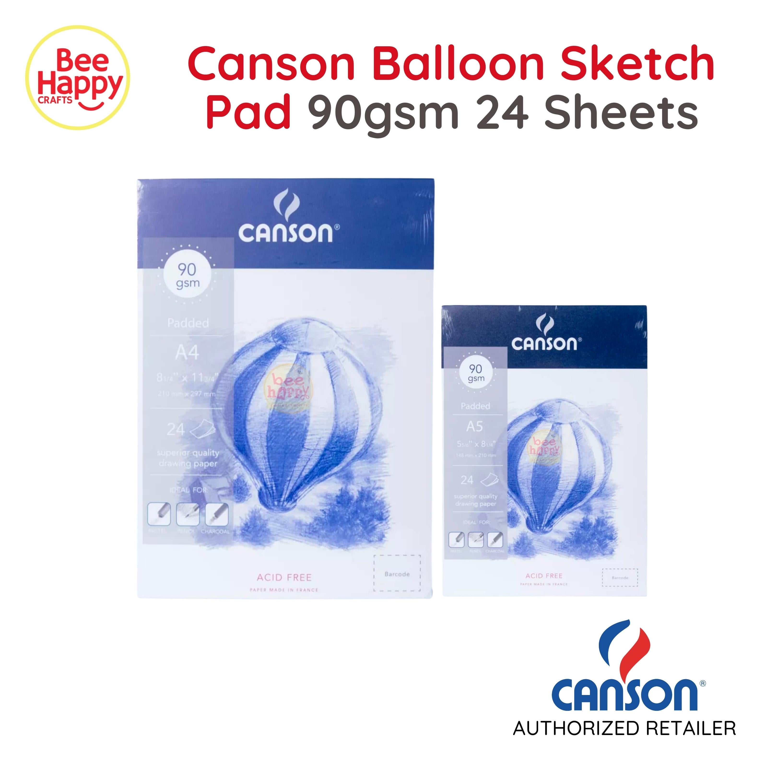 CANSON SKETCH PAD 9X12 24 SHEETS PADDED 90GSM
