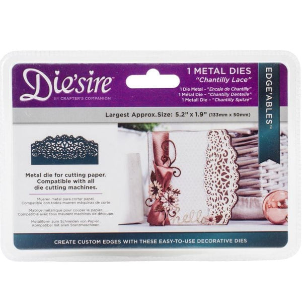 Crafter's Companion Chantilly Lace Die'sire Edge'ables Metal Dies