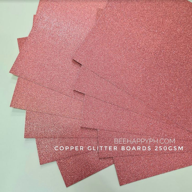250gsm Glitter Board/Cardstocks Assorted Colors 10 sheets