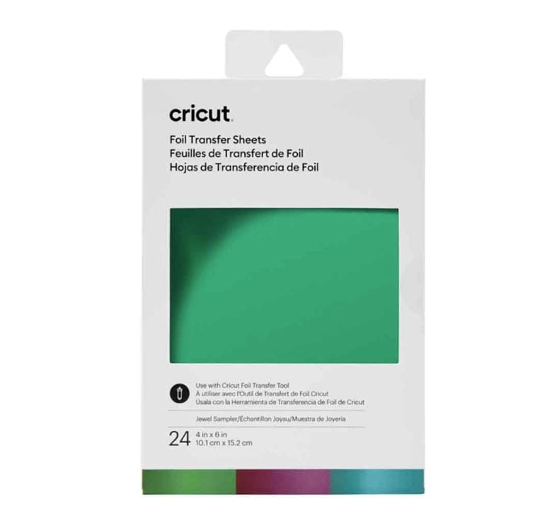 Cricut Jewel Foil Transfer Sheets Sampler 4" x 6"