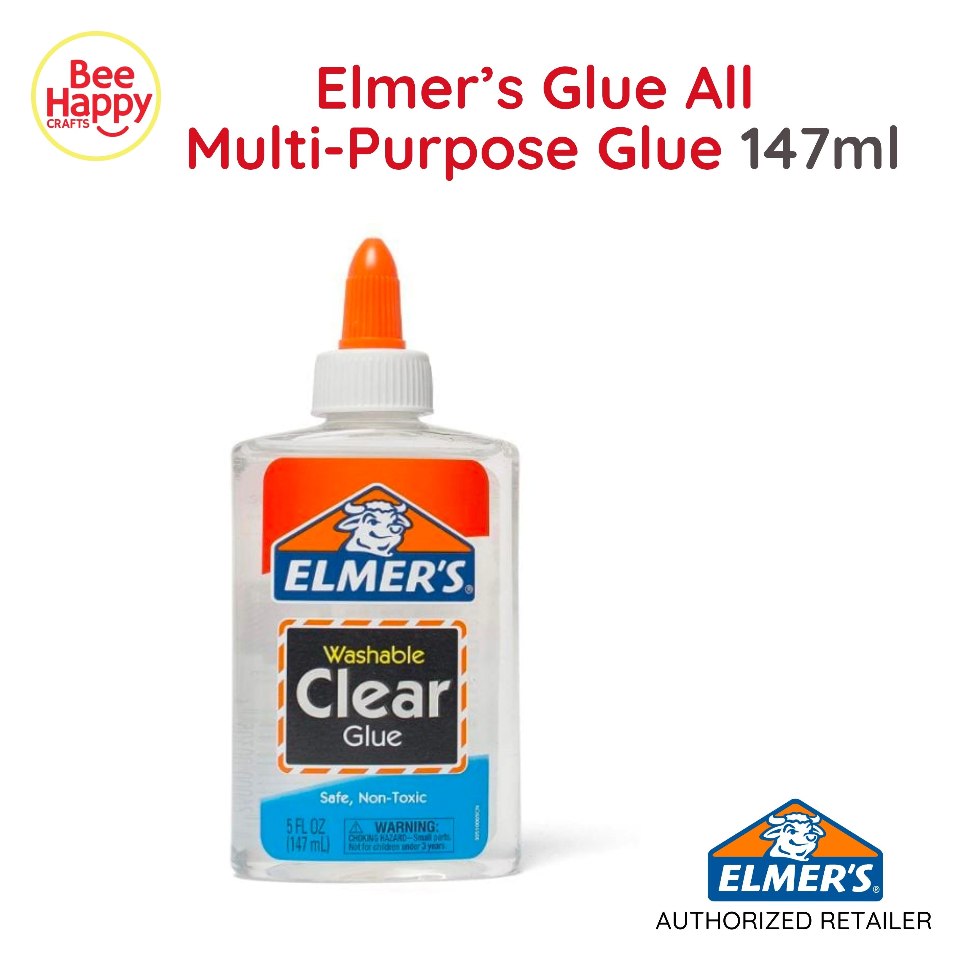 Elmer's Glue-All, Multi-Purpose Glue, Safe & Non-Toxic, Dries Fast, 4oz  Bottle