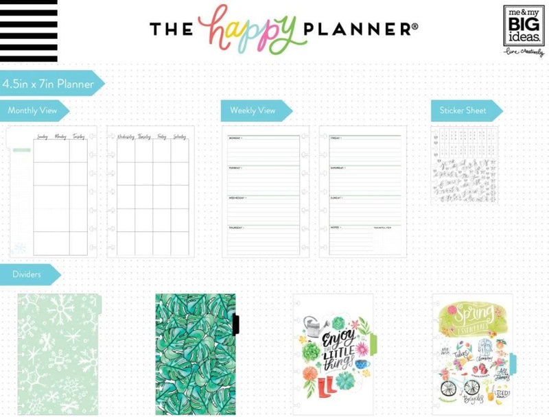 Me and My Big Ideas Everyday Essentials -12 Months – UNDATED - MINI Happy Planner®