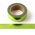 Solid Color Foil Washi Tape 15mm x 10m