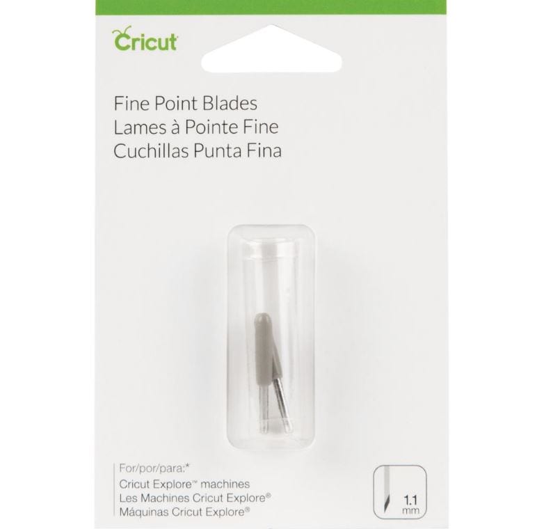 Cricut Standard Replacement Fine Point Blades 2/Pkg
