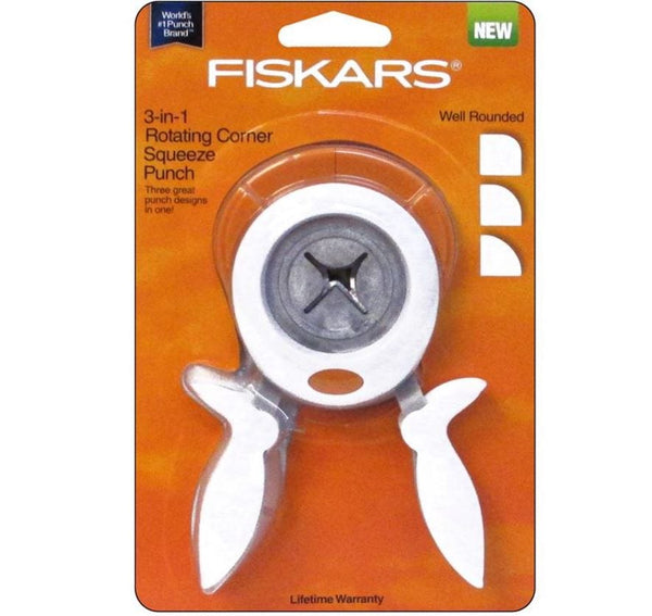 Squeeze 3 in 1 Corner Well Rounded Fiskars Punch