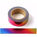 Solid Color Foil Washi Tape 15mm x 10m
