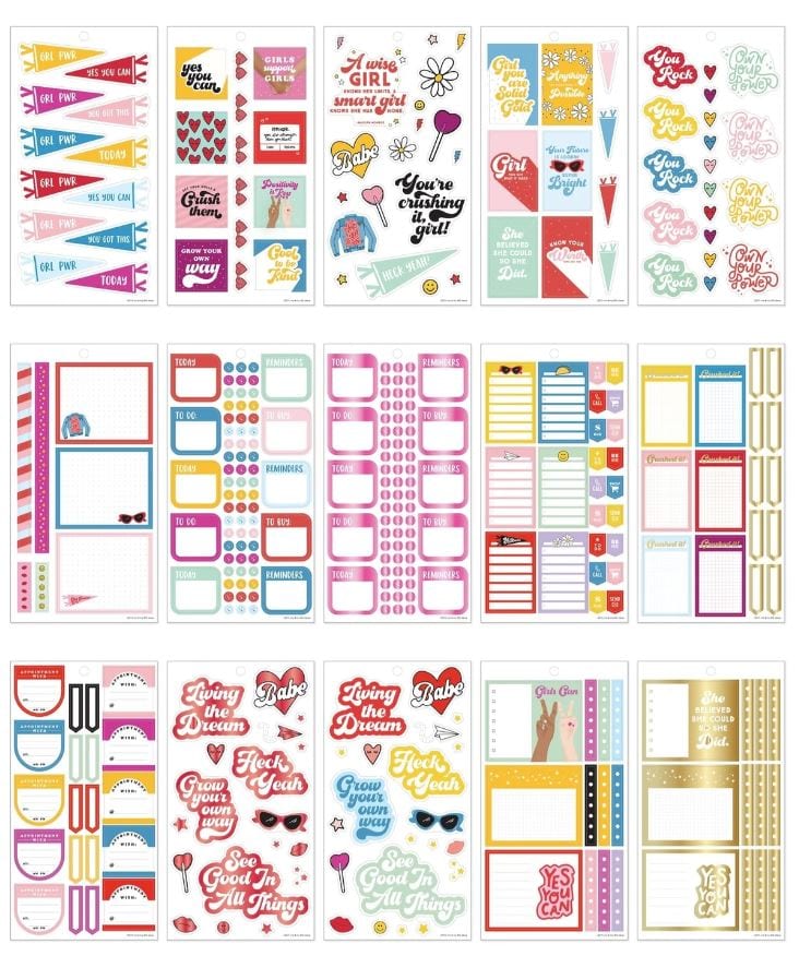 Me and My Big Ideas Girl Power Value Pack Stickers  Happy Planner 659 Stickers