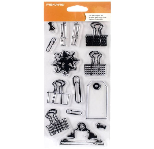 Fiskars Hip Clips Clear Stamps