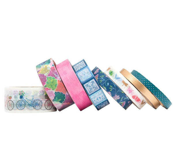American Crafts Horizon Washi Tape Set Pink Paislee