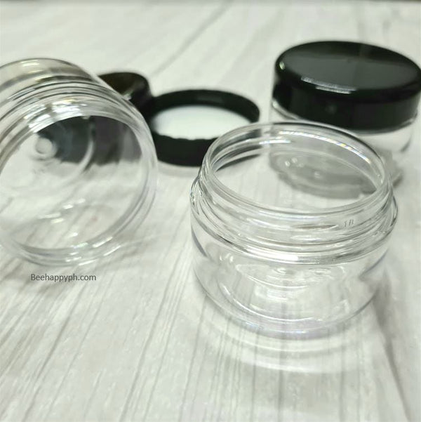 50g Clear Jar Container for Trinkets, Beads and More