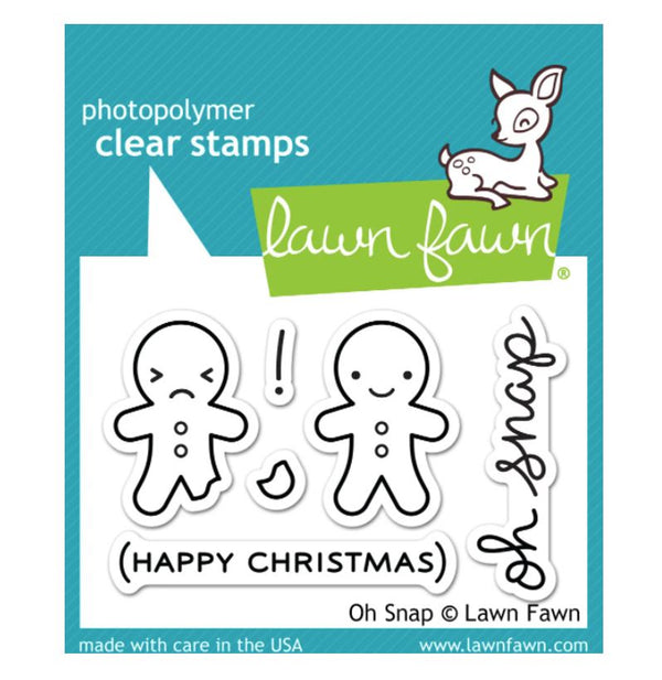 Lawn Fawn Oh Snap Clear Stamps 2" x 3"
