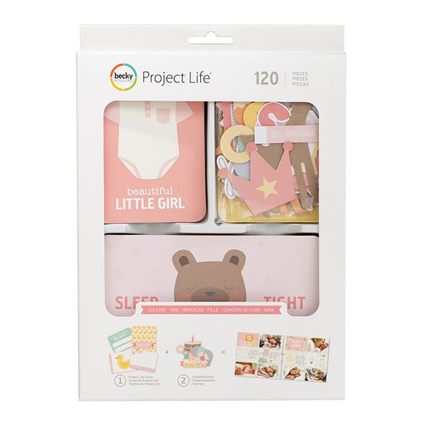 Project Life Lullaby Girl Value Kit 120/Pkg