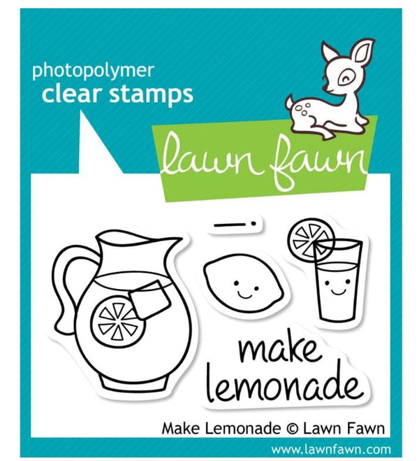 Lawn Fawn Make Lemonade Clear Stamps 2"x 3"