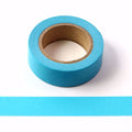 Solid Color Matte Washi Tape 15mm x 10m