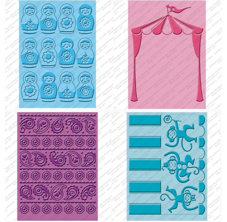 Cricut Paisley Companion Embossing Folders 4/Pkg