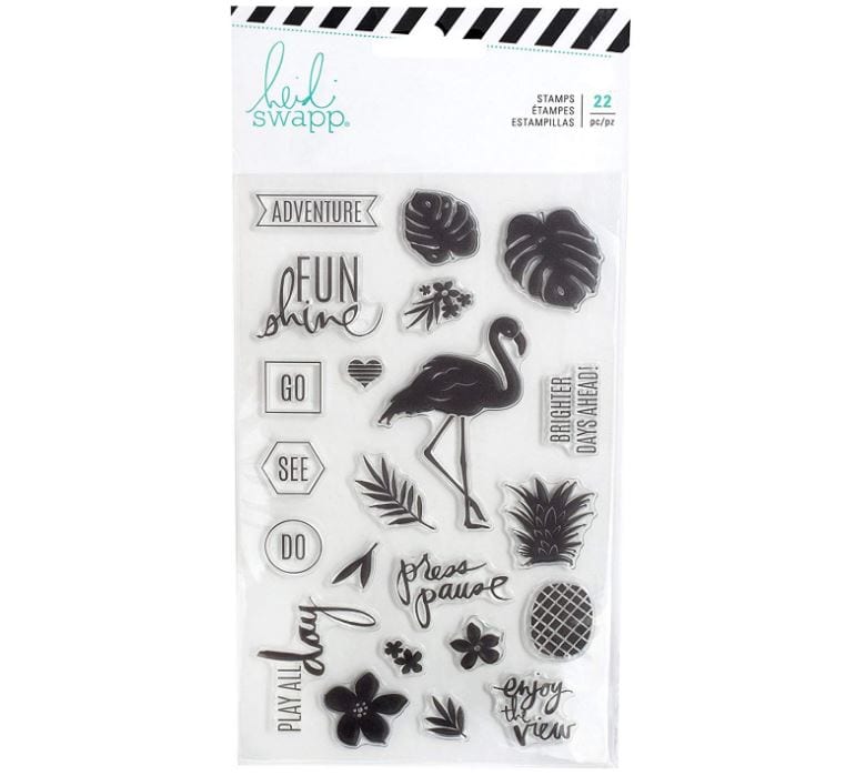 Heidi Swapp Minc Floral Stamps 8-pc