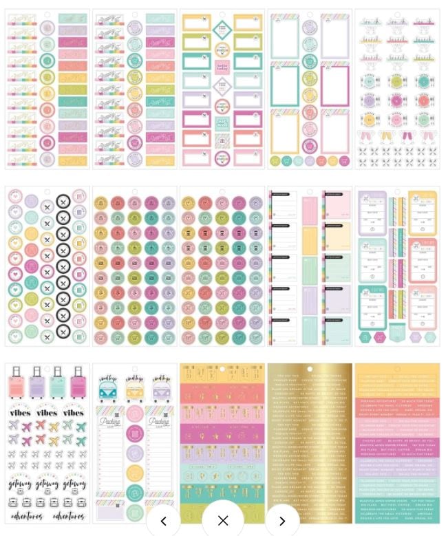 Me and My Big Ideas Planner Babe Classic Value Pack Stickers Happy Planner 1164 Stickers