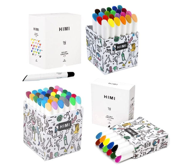 MIYA HIMI Silky Twistable Gel Crayons 12s, 24s and 36s