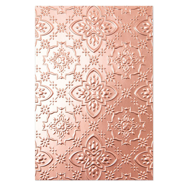 Sizzix Ornamental Motif 3D Textured Impressions Embossing Folder by Kath Breen