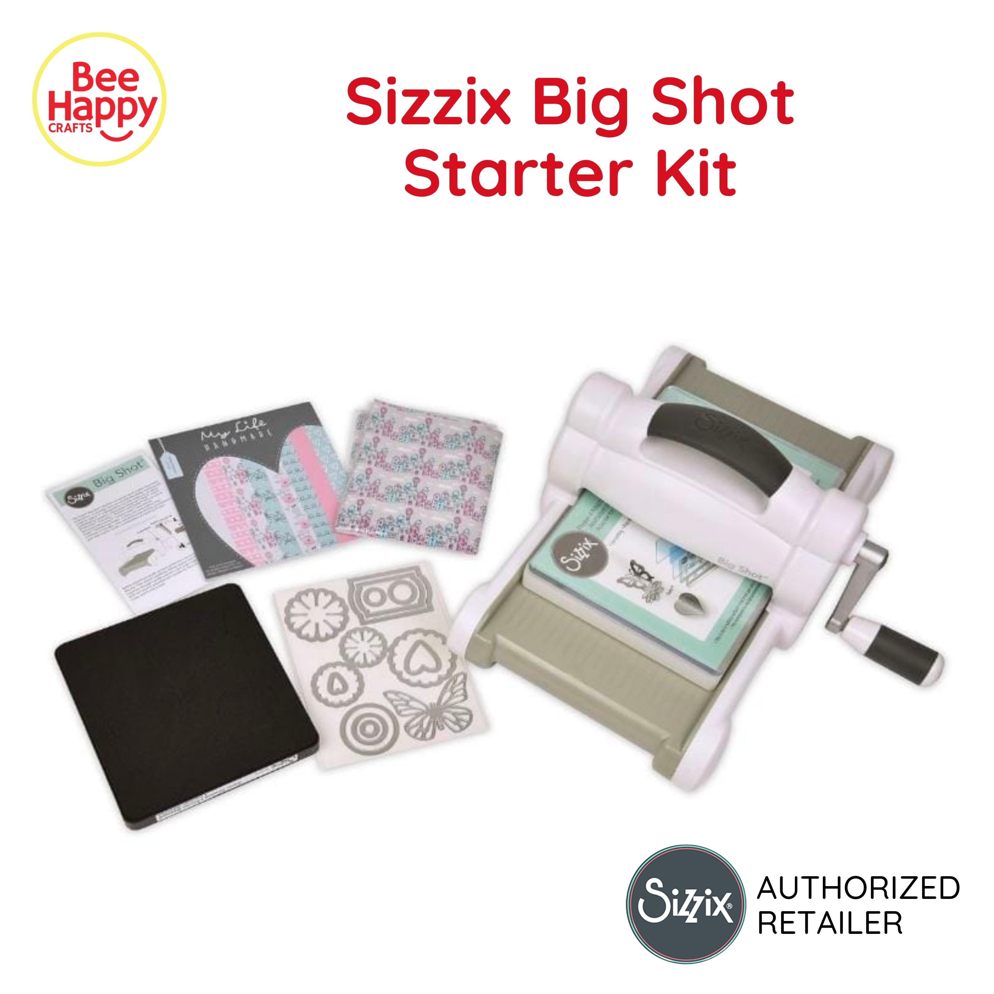 Sizzix Big Shot Machine Starter Kit - Gray & Rose Gold