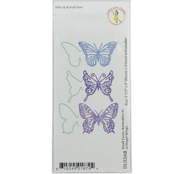 Small Exotic Butterfly W/ Angel Wings #2, Cheery Lynn Designs Die