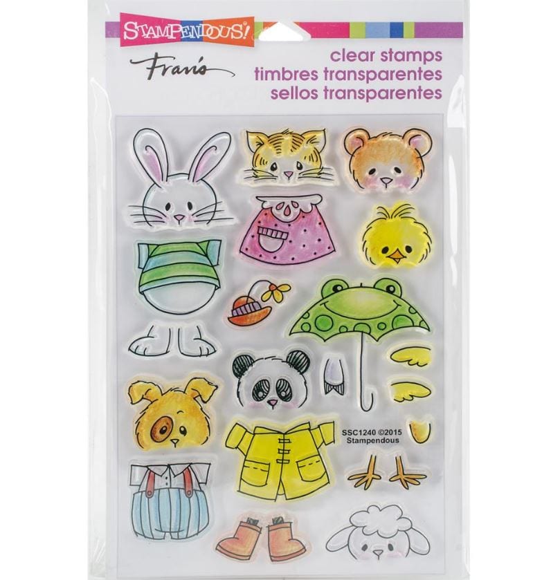 Stampendous Perfectly Clear Stamps - Kitty Therapy: Set Di Timbri Trasparenti Con Simpatici Gatti Per Scrapbooking E Cardmaking. Divertenti E Interattivi! - 4