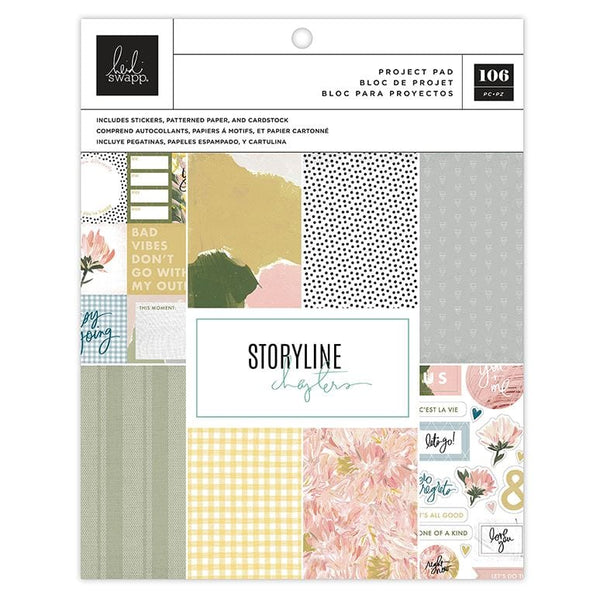Heidi Swapp The Scrapbooker Storyline Chapters Project Pad 7.5" x 9.5"