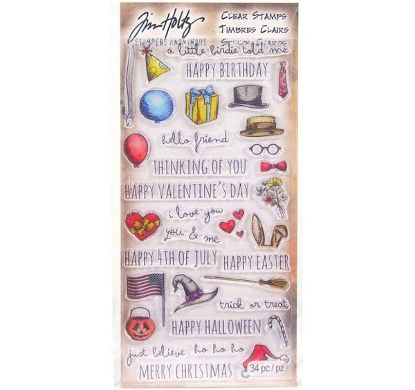 Stampers Anonymous by Tim Holtz Things/Talk Stamps