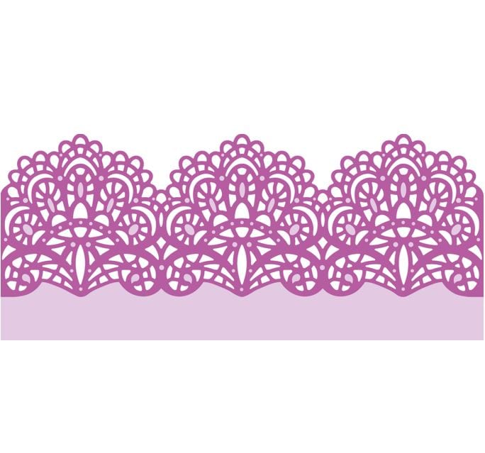 Crafter's Companion Traditional Lace - Gemini Lace Edge'ables Metal Dies