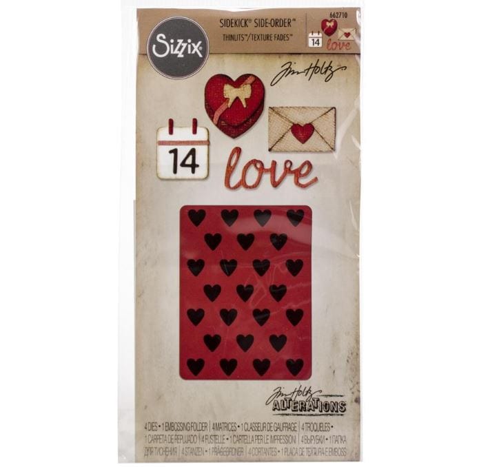 Sizzix Sidekick Side-Order Set - Valentine by Tim Holtz