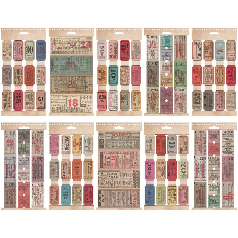 Tim Holtz Idea-Ology Ticket Book 104/Pcs