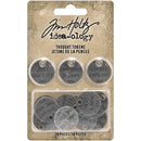 Tim Holtz Idea-Ology Metal Adornments Thought Tokens 18/Pcs