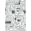 Sizzix 3D Textured Impressions Embossing Folder By Tim Holtz - Circuit