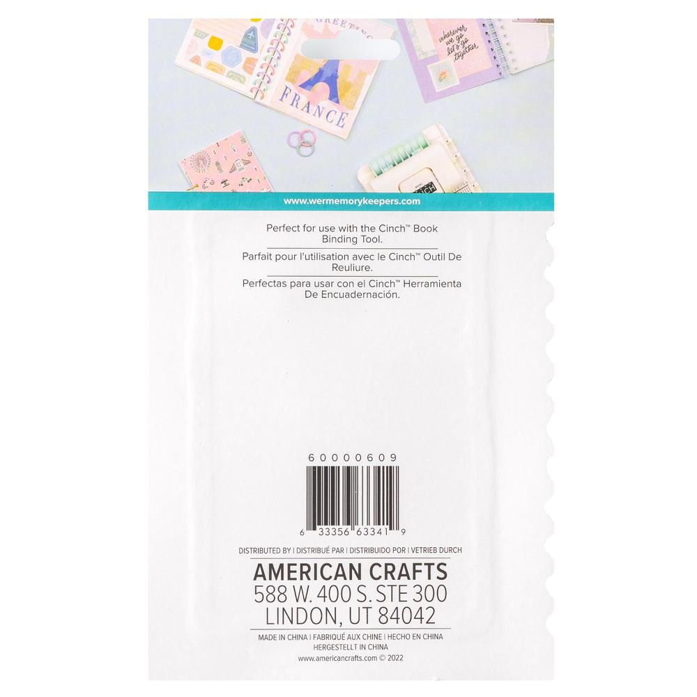 We R Memory Keepers Cinch Plastic Loop Binding 24/Pkg