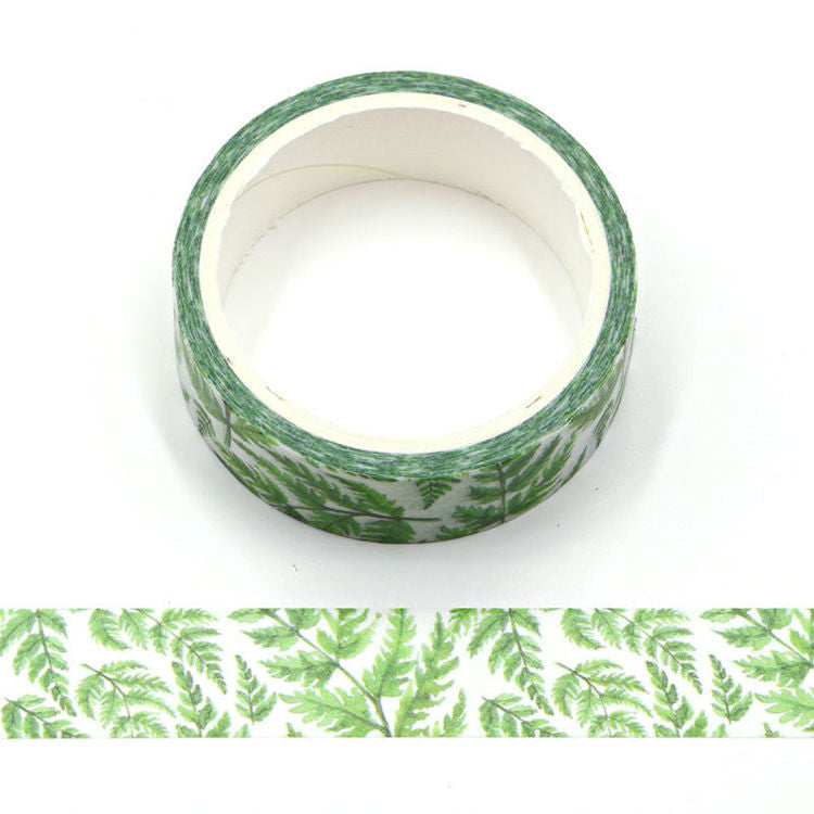 Tropical Plants Washi Tape 15mm x 5mm