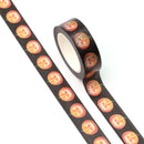 Silver Holographic Foil Pumpkin Washi Tape 15mm x 10m